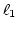 $ \ell_1$
