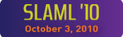 SLAML '10 button