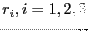$ r_i, i=1,2,3$