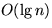 $O(\lg n)$