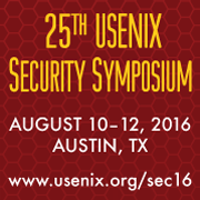 USENIX Security '16 button